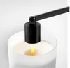 Rostfritt stål Candle Flame Snuffer Wick Trimmer Tool Multi Color Sätt ut eld på klocka lätt att använda sn4551
