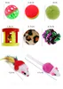 ألعاب CATE MOUSE CAT MOUSE MOUSE MINI لطيفة ، ريشة ملونة مضحكة تلعب لعبة التدريب للقطط هريرة جرو مستلزمات الحيوانات الأليفة