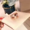 anello serpente elastico Gioielli classici dorati per feste di moda per le donne Matrimonio in oro rosa Serpente lussuoso Anelli di dimensioni aperte shipp307b