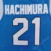 2021 Final Dört Yeni NCAA Gonzaga Bulldogs Basketbol Formaları 21 Hachimura Koleji Jersey Mavi Boyutu Gençlik Yetişkin Tüm Dikişli