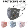 Мягкая и удобная маска дизайнер лица для защиты от солнца и защит от пыли Pattern Хлопок пыла 5 цветов маски для лица