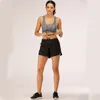 Women Running Shorts Black Gray White Gym Shorts Quick Dry Sport Drawstring Loose Breathable Fitness Outdoor Yoga1