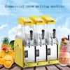 High quality Snow Melting Machine Single cylinder Cold Drink Slush Machine Commercial Smoothie Maker for sell