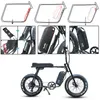 Batería de bicicleta eléctrica Hailong Plus de 52V 17,5Ah con celdas Samsung para kits de motor delantero/medio/cubo de 1000w 1500w