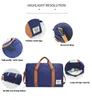 Men women Black Bag high quality canvas Shoulder Bag Handbag Ladies Weekend Portable Duffel Waterproof Wash