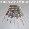 Narguilés 10mm Quartz Nectar Tips Paille Drop Titane/Quart Tube Tip pour Mini Nectar Kits Fumer