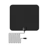 50 Miles Indoor Digital HDTV Antenna with ATSC DVB T2 Antenna for TV 1080P Easy Installation High Reception Amplified Antenna