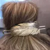 Originele Feather Bun Cuff Vintage Leaf Stick Set Vrouwen Unieke Bruiloft Accessoires Retro Haarspelden Femme Bijoux 20198065605