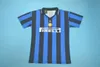 1990 1997 1998 1999 Inter Vinatge Milan Maglia da calcio retrò 9 RONALDO 22 MILITO 10 SNEIJDER 10 BAGGIO ZANETTI VIERI Maglia da calcio Kit