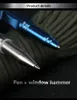 티타늄 전술 펜 텅스텐 스틸 파손 창 방어 금속 멀티 도구