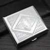 Newest More Patterns Style Portable Stainless Steel Storage Box Preroll Dry Herb Tobacco Cigarette Stash Case Innovative Design Holder DHL