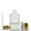 Frasco conta-gotas de vidro fashion 30ml embalagem cosmética de óleo essencial transparente 1oz venda quente, conta-gotas de frasco de vidro de soro LX2362