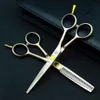 5.5 "Rose Gold Salon Haicut Nożyczki Nożyczki do cięcia Fryzjera Profesjonalne nożyczki fryzjerskie Przerzedzenie Nożyce zębów Kit Japonia