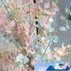 단일 5 포크 춤 난초 인공 꽃 Oncidium 장식 꽃 100cm 재미 있은 댄스 아가씨 난초 홈 장식