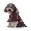 Impermeabile riflettente per cani Abbigliamento Glisten Rain Cape Mantello Estate Pet Dogs Vestiti volontà e sabbia
