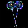 LED Luminous LED Bobo Balloon Light Light Not FlashtransParent Balloons 3M Stringi Światła Boże Narodzenie Dekoracje Ślubne Hot 04