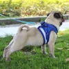 Waistcoat hund Harness koppel set andningsbar nätrem väst krage rep husdjurs hund leveranser krage kopplar