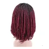 Parrucche anteriori in pizzo di gigante parrucche intrecciate per donne nere trecce afro parrucca in pizzo con trecce per capelli per bambini parrucca da 16 pollici6889558