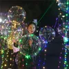 明るいLEDライト透明3メートルのバルーンフラッシュ結婚式の誕生日パーティーの装飾休日の供給明確な風船明るいLED 01