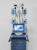 High Technology 360 Vinkel omgivande CryOlipolysy Slimming Machine Cryo + Lipo Laser + 40K Cavitation + RF Freeze Double Chin Removal