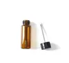 Snuff Pill Box Case Plastic Bottle Snorter Dispenser Nasal Smoking Pipe Glass Storage Stash Jar Small Container Medicine Box with Dab Tool