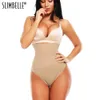 Женщины бесшовные высокий талийский тренер Tummy Control Thong Body Shaper трусики нижнее белье Chapewear трусики талии Cainchers Y200710