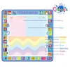 100x100cm Magic Water Drawing Mat Doodle 4 Doodle Pens 1 Stamps Set Painting Board Educational Toys For Kids