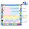 100x100cm Magic Water Drawing Mat Doodle 4 Doodle Penne 1 Francobolli Set Tavolo da pittura Giocattoli educativi per bambini