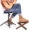 Amazon vente pédale de guitare en bois d'acajou réglable professionnel pliant repose-pieds en bois Pedal4079995