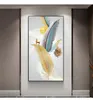 Modern Abstract Art Beautiful Feather Canvas Painting Wall Art Pictures for Living Room Home Decor No Frame3154921