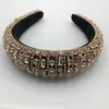 2021 New Jewel Design Hair Hoop Hand Made Baroque Style Glisten Beautiful Headband Full Decorate Various Rhinestones