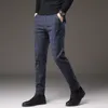 Calça xadrez masculino 2020 Vestido de negócios de verão Slim fit