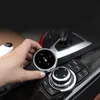 Car Multimedia Button Cover Stickers for BMW 3 5 Series X1 X3 X5 X6 F30 E90 E92 F10 F18 F11 F07 GT Z4 F15 F16 F25 E60 E61 Accessor294Q