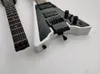 Zweifarbige kopflose E-Gitarre mit EMG-Tonabnehmern, Floyd Rose, Griffbrett aus Palisander, 24 Bünden, kann nach Wunsch angepasst werden