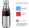 17oz stainless steel vacuum insulared water bottle double wall cola shape bottle grain of wood reusable metal water bottle v02