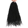 Extensions de cheveux synthétiques Bomb Twist Crochet Hair 14 pouces Spring Twists Crochets Pré-bouclé Passion Twisted Braiding Sénégalais Kinky Curly LS02