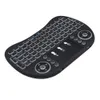 Tastiera Air Mouse con retroilluminazione colorata 2.4G Tastiere Wireless Air Mouse Touchpad Mini RII I8 Telecomando per Android TV Box Mini PC