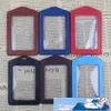 PU Card Case Holder Candy Color Portable String Fashion ID Bus Identity Badge med Lanyard Porte Carte Credit 10st / Set