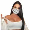 Impressão máscara facial moda máscaras de boca mulheres meninas ciclismo ao ar livre respirável bocal reutilizável máscaras laváveis capa E411025186661