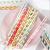 Disposable Drinking Straws Paper Straw Pink Straws For Party Supplies Birthday Wedding Decorations And Celebrations yq2096