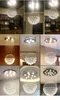 Nowoczesny LED K9 Ball Crystal Wisiorek Light Light Chandelier Jasne światła sufitowe