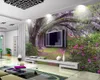 Beibehang Custom Nature Forest Mural 3D Wallpaper voor Woonkamer TV Achtergrond Muurschildering Woondecoratie 3D-behang