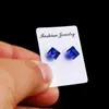 Orecchini a clip Cristallo Cubic Zirconia Cubo Magnet Stud Orecchini Anelli Gioielli di moda magnetici non forati