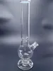 Clear Glass Bong Hookahs 18mm Joint Dab Rig 17,7 tum höga vattenrör för Shisha