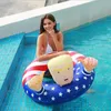 US Ship Uppblåsbara Pool Simning Ring Pool Float Swimming Circle Floating Tube Ring Sommar Vattensporter Leksaker För Kvinnor Kids