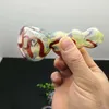 Новая Европа и Americaglass Pipe Bubbler Курительная труба Вода Стекло Бонг 3-мяльный окрашенный