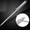 Knife Sharpening Rod 12 Inch Kitchen Honing Carbon Steel Durable Stainless Steel Sharpener Stick For All Knifes JK2007KD