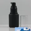 30 ml Zwart Groene Frosted Glass Lotion Fles met Plastic Lotion Pump, Cosmetische Verpakking, Cosmetische Fles voor Vloeistof F800