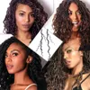 18 pouces pré bouclés Déesse Faux Locs Bouclés Crochet Tresse Bohème Extensions de Cheveux Doux pour Afro Femmes Extensions pour Femmes Noires usine