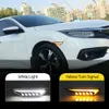 2st för Honda Civic 2016-2021 LED Side Marker Turn Signal Lamp Light (Amber) Running Light/Position Lights (White)